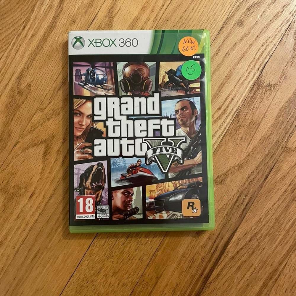 Grand Theft Auto V  5 for  xbox 360
